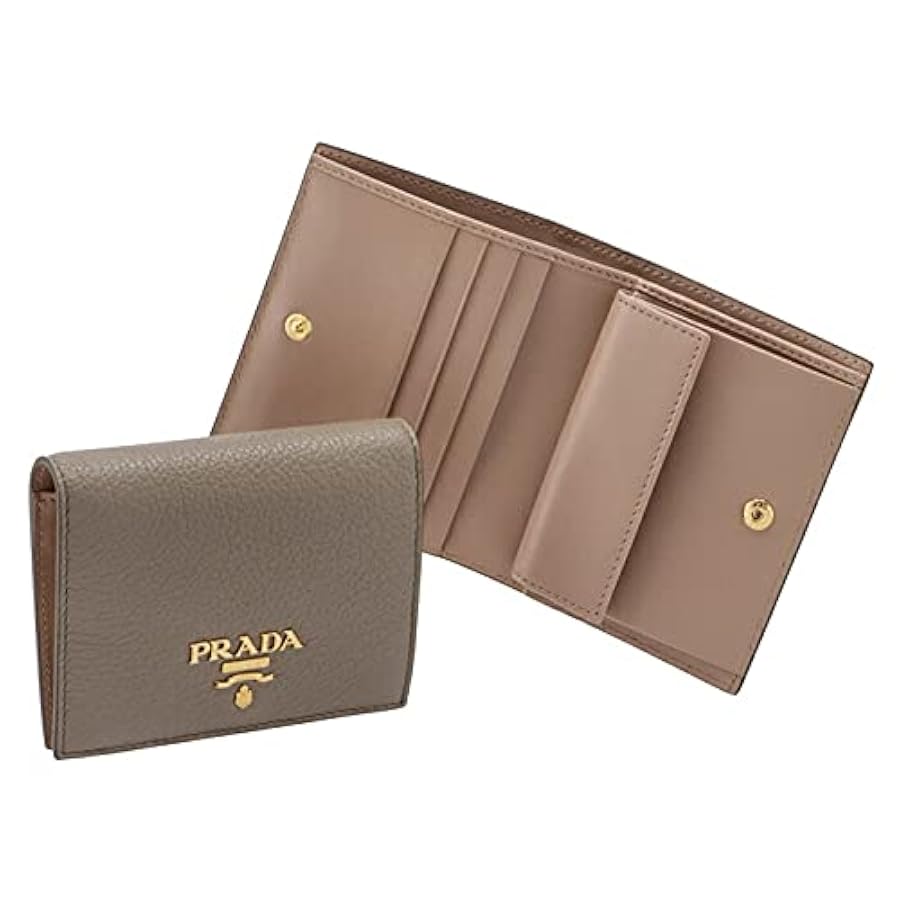 Amazon | [Prada] [プラダ] 財布 二つ折り カーフレザー ミニ
